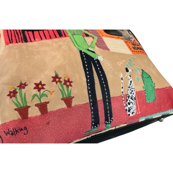 ￼Vintage Isabella Fiore “Walking Stanley” Satchel  EUC - Picture 6 of 9